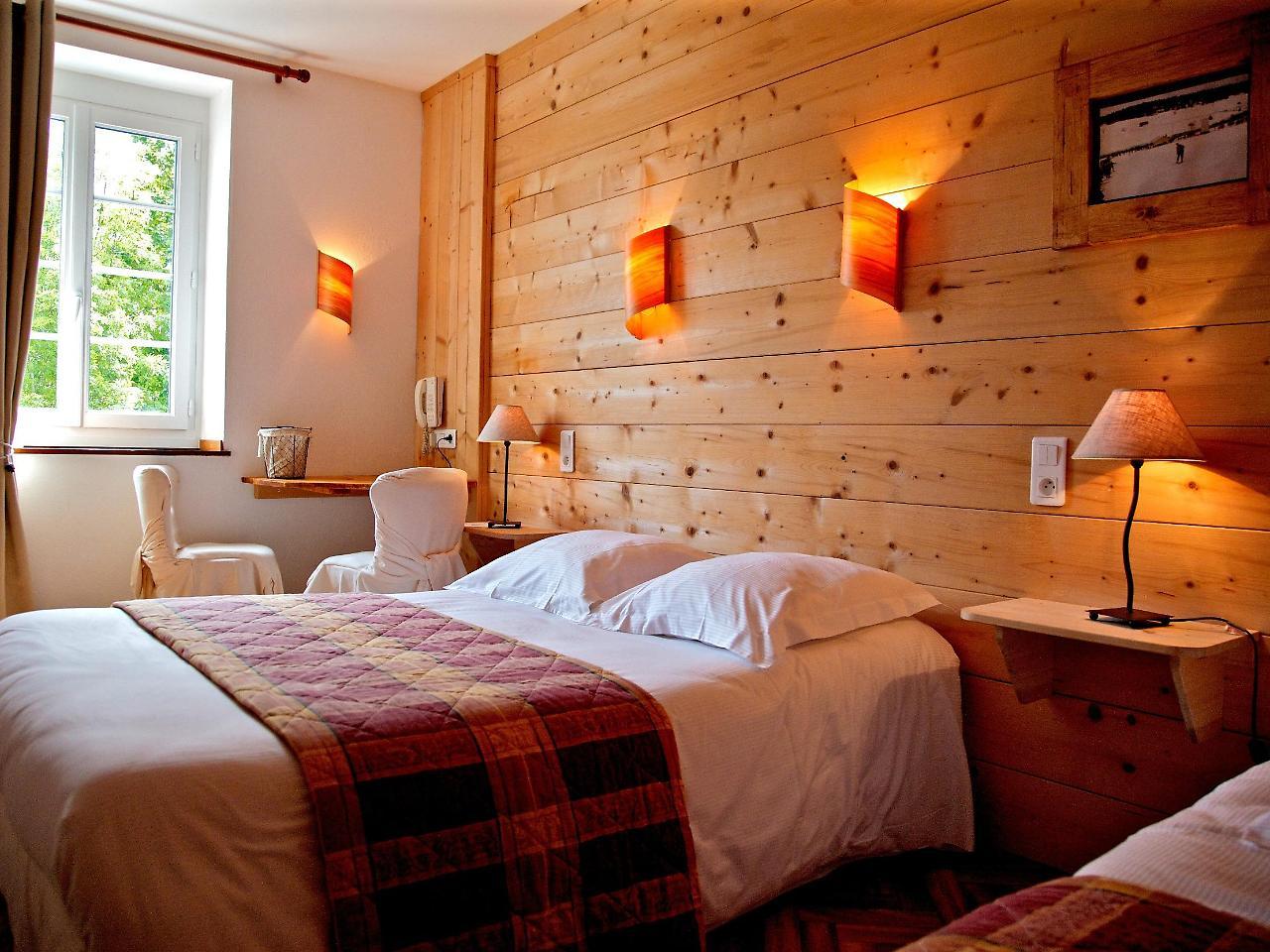Hotel Logis Les Arobiers Lamoura Exterior foto